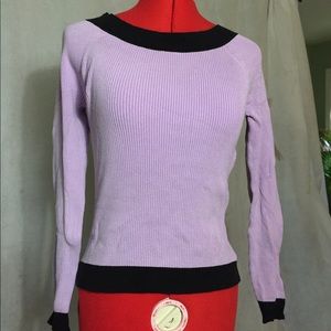 Style & Co. Women’s Sweater Lavender/Black S